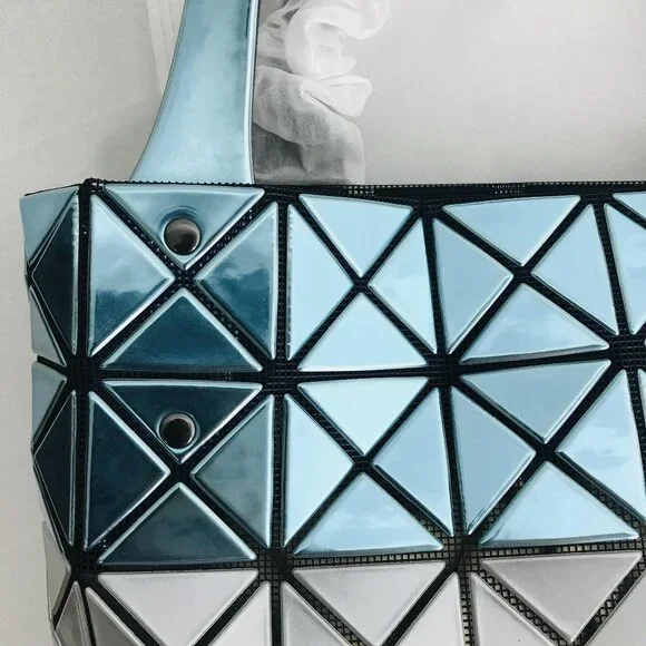 NWT Bao bao Issey Miyake Tote Bag in blue&silver - Picture 8 of 12